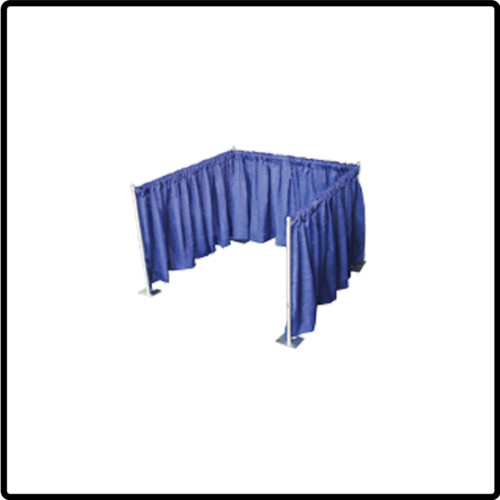 Pipe & Drape Booth, 8ft tall