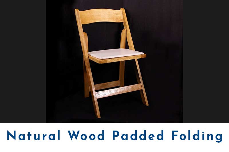 Natural-Wood-Padded-Folding-Chair